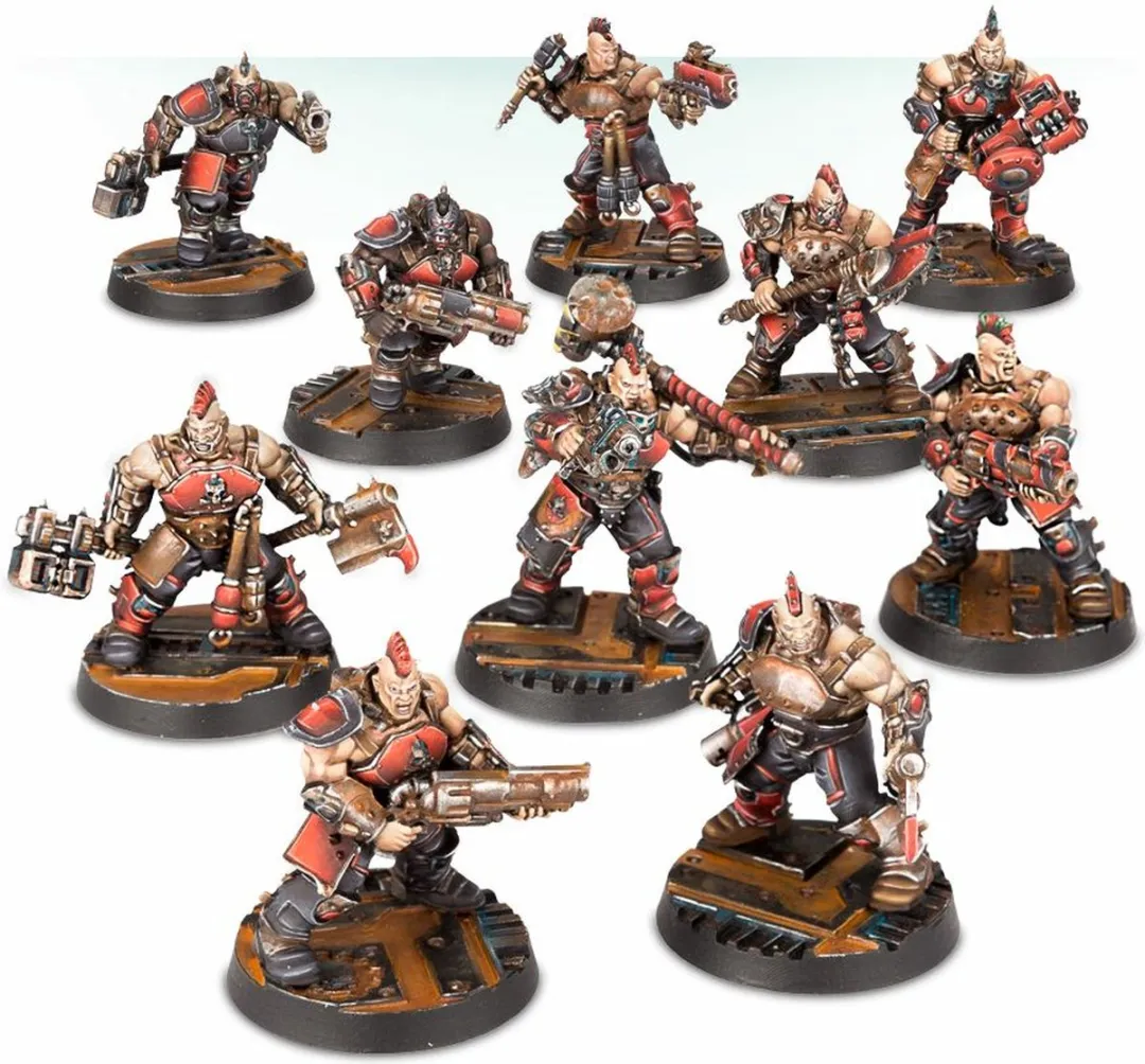 Games Workshop Necromunda Goliath Gang - 10 Onderelen