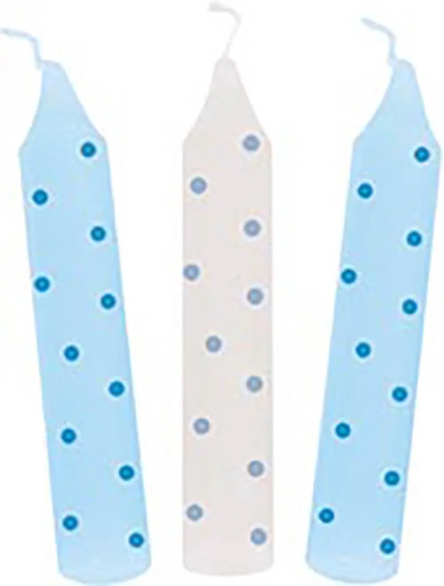 Goki Verjaardagskaarsen Blauw - 1 Stuk