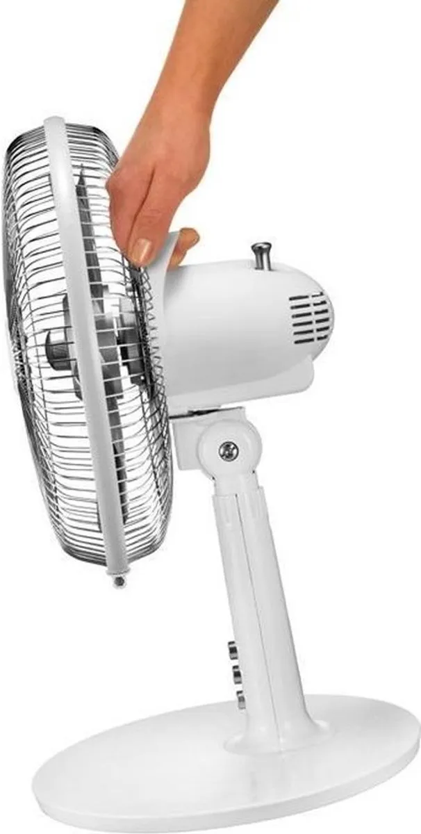 Unold 86810 Huishoudelijke Ventilator 25W - 25cm - Zilver/Wit - afbeelding 5 van 6