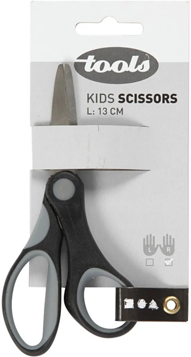 Creativ Company Kinderschaar Rechtshandig 13cm - Zwart