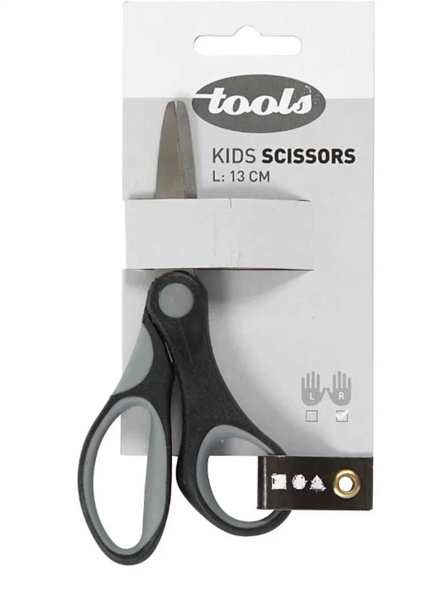 Creativ Company Kinderschaar Rechtshandig 13cm - Zwart