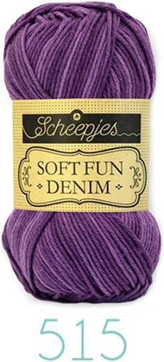 Scheepjes Softfun Denim 515 - Paars