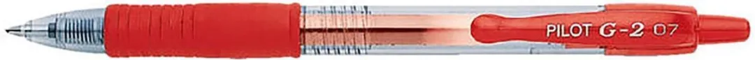 Pilot G2 Gelpen Medium Tip - 12 Stuks Rood