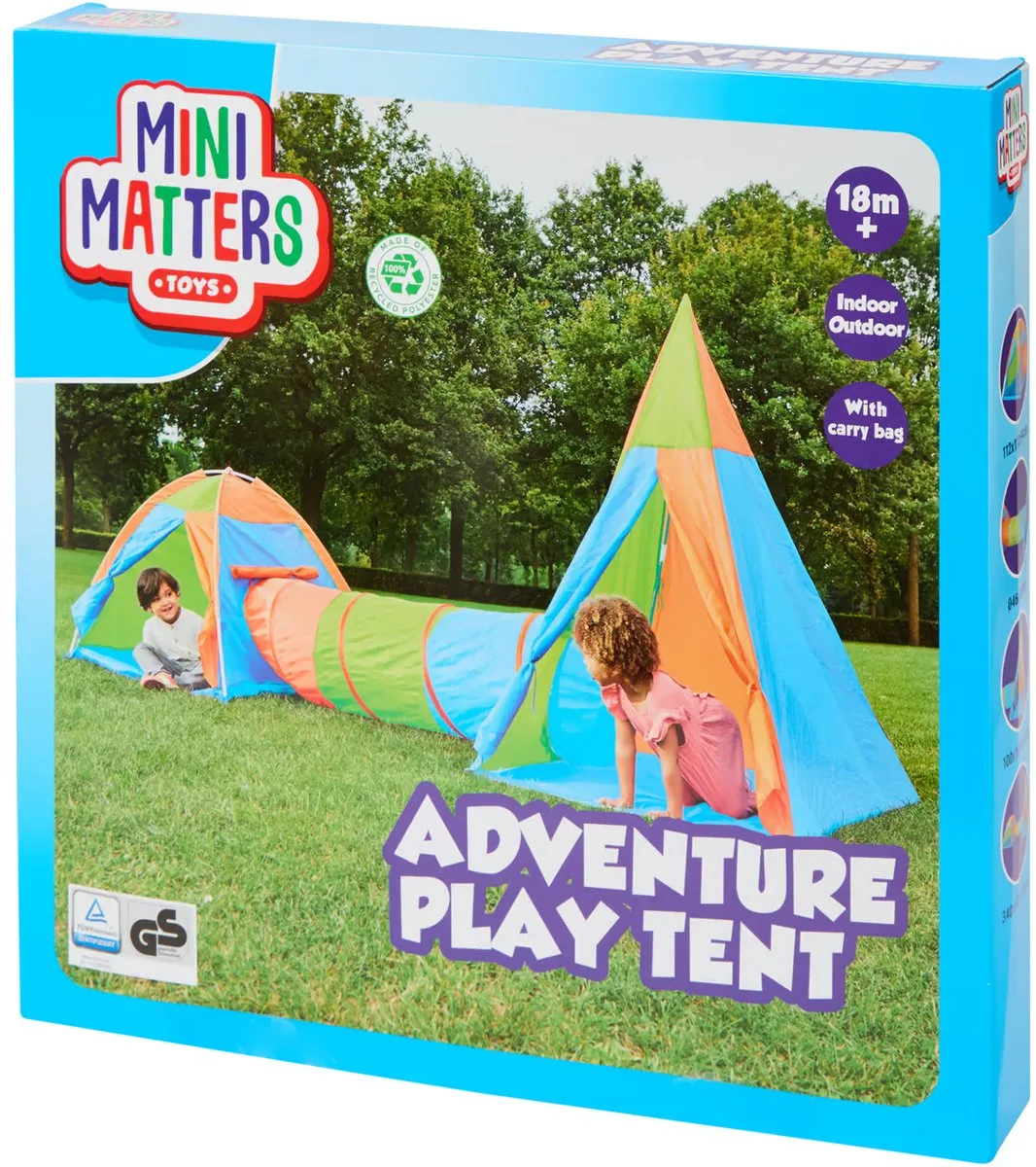 speeltent - binnen & buiten - 3 in 1 - speeltunnel - play tent