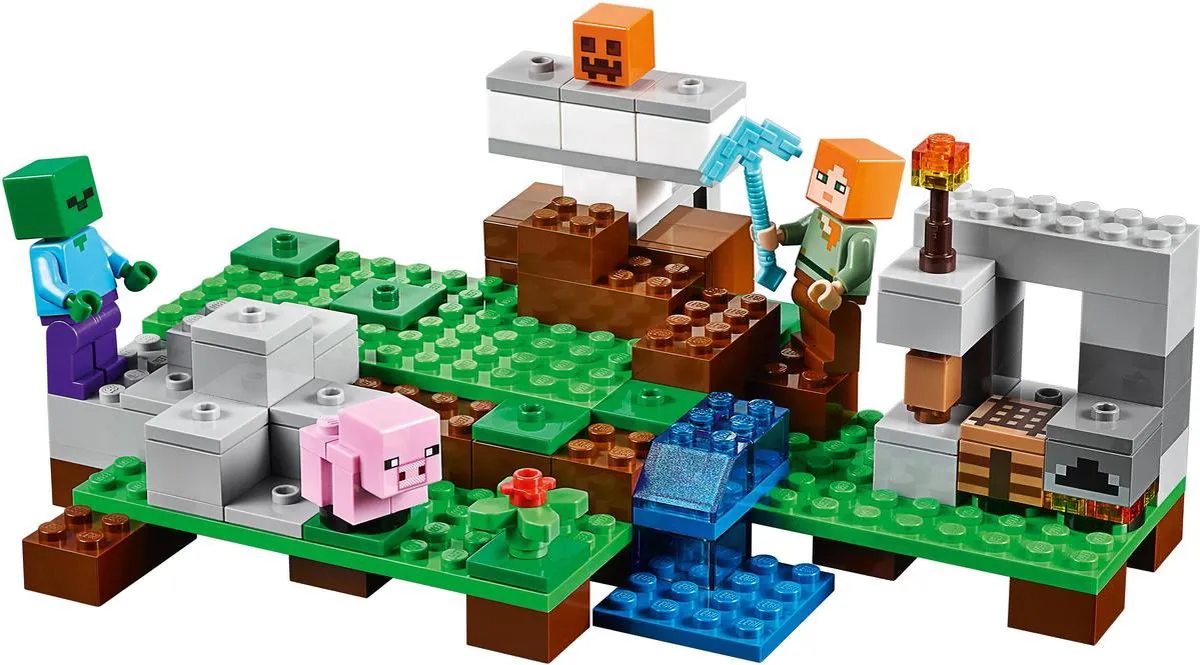 LEGO Minecraft De IJzergolem 21123 - 208 Stukken