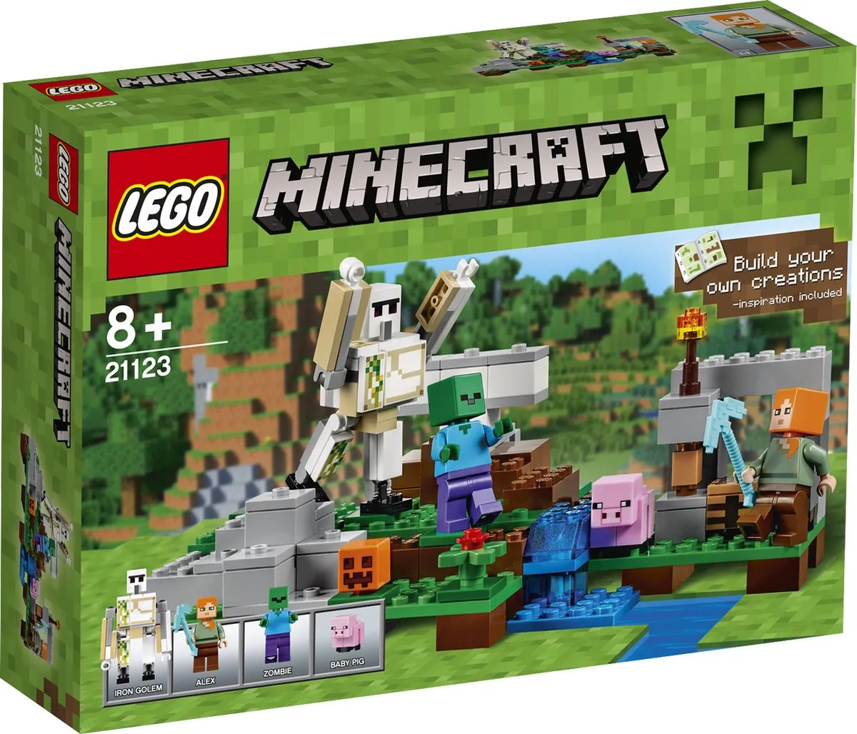 LEGO Minecraft De IJzergolem 21123