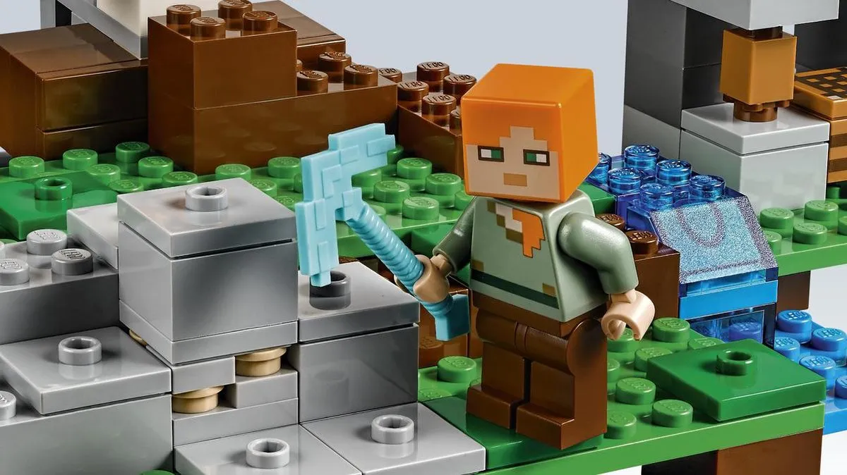 LEGO Minecraft De IJzergolem 21123 - 208 Stukken - afbeelding 6 van 6