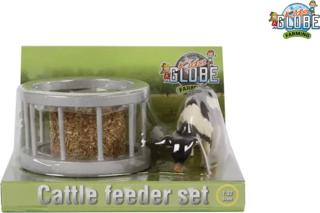 Kids Globe Voederring Koe 1:32 - Multicolor