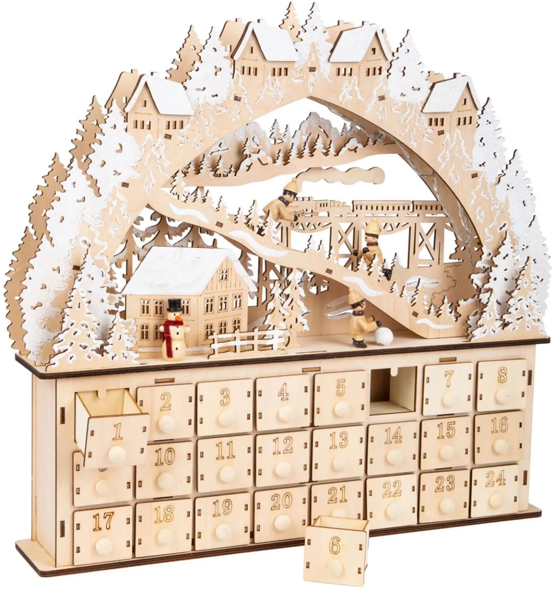 Small Foot Houten Adventskalender Ski