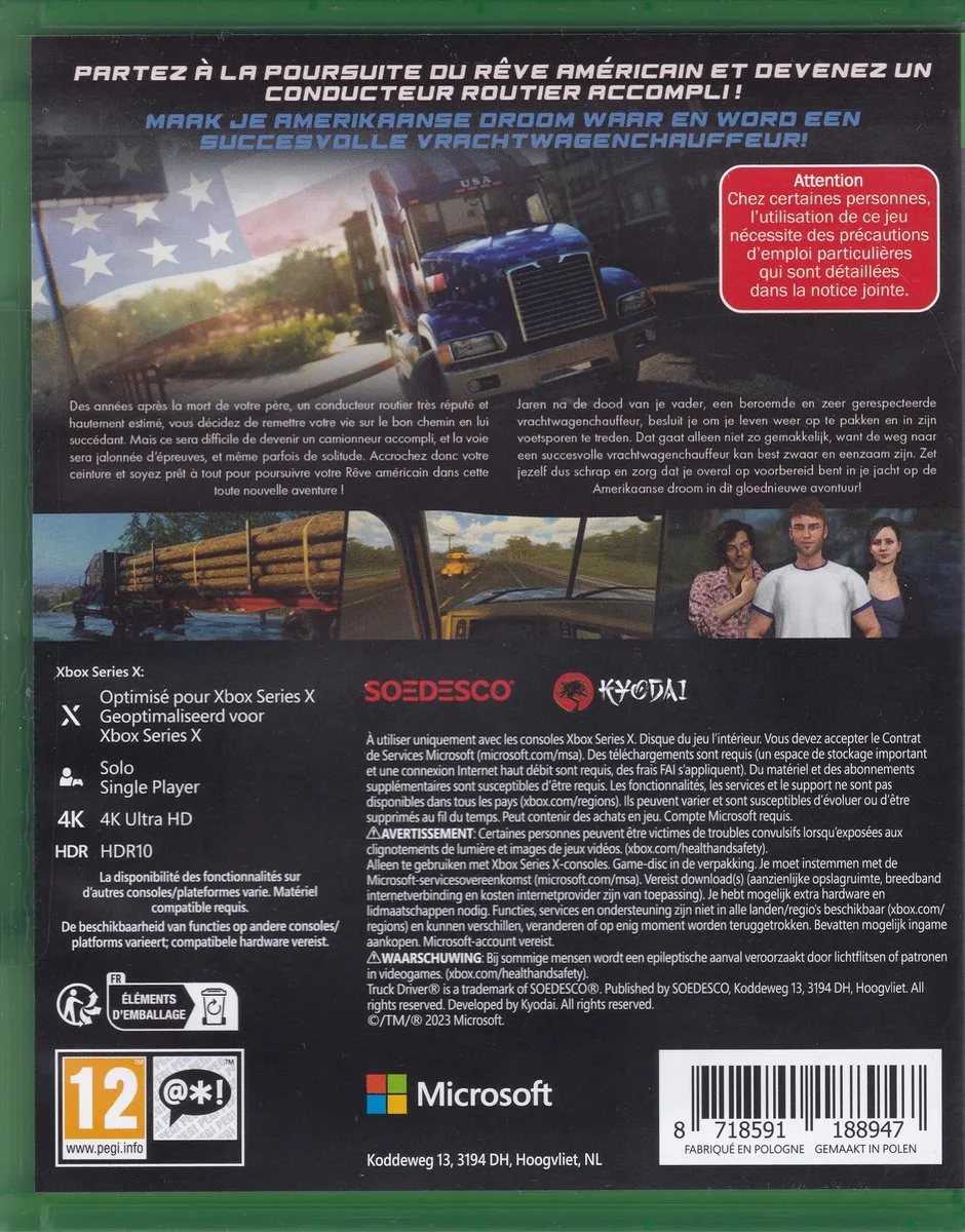 Mindscape Truck Driver The American Dream Xbox Series X