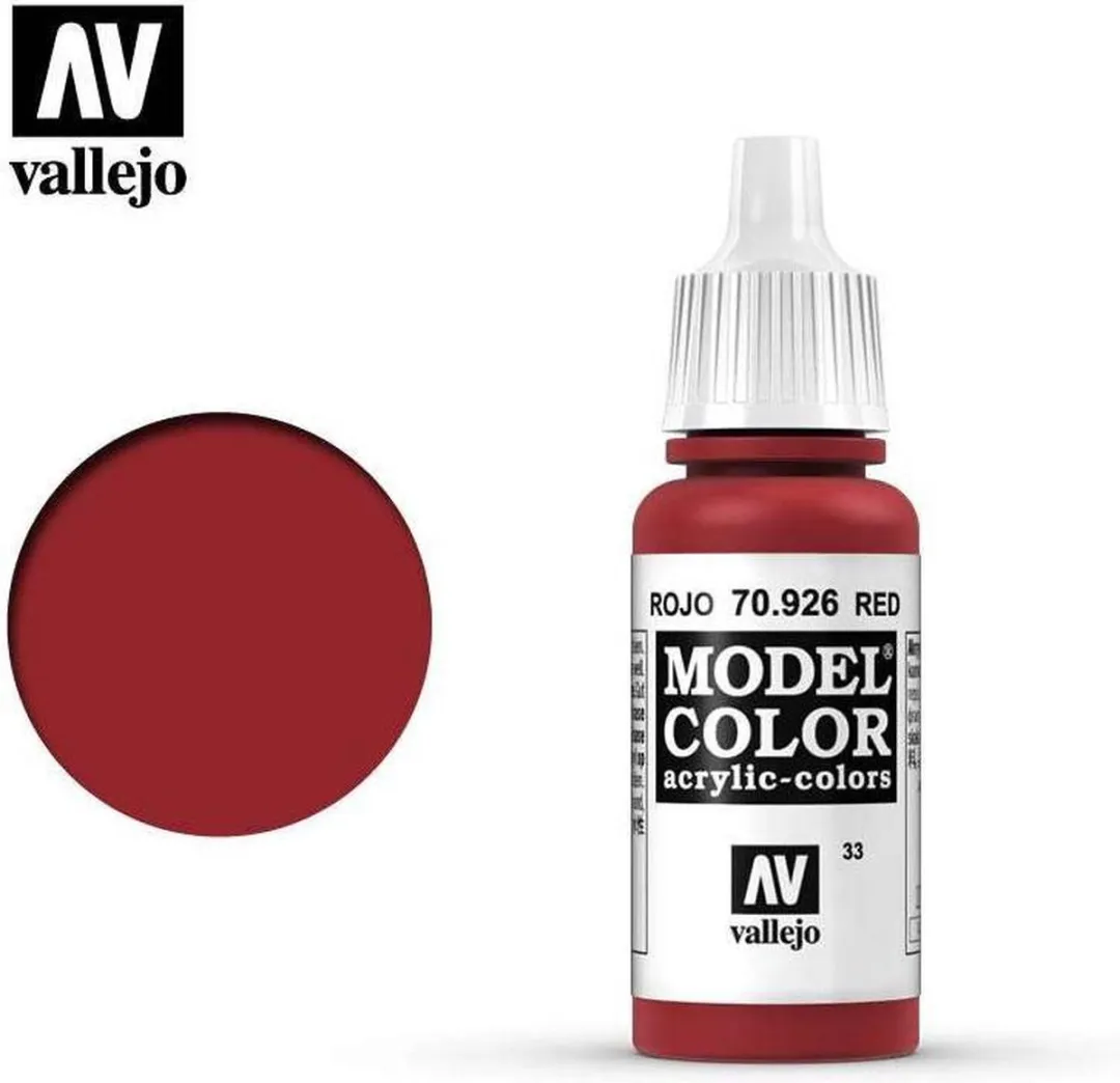 Vallejo Model Color Acrylverf Rood 17ml