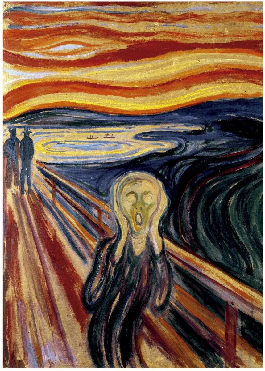 Educa The Scream 1000 Puzzel - Multicolor