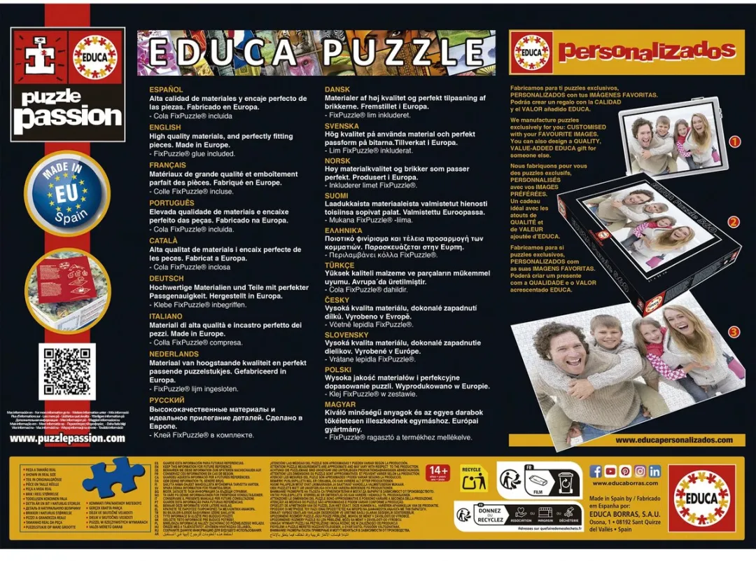 Educa The Scream 1000 Puzzel - Multicolor