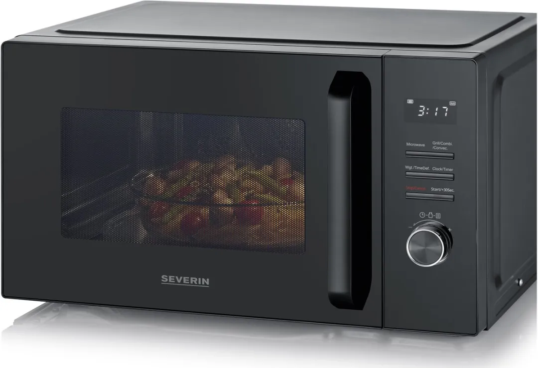 Severin MW 7798 Combinemagnetron 29L - 900W - 11 Programma's - Zwart