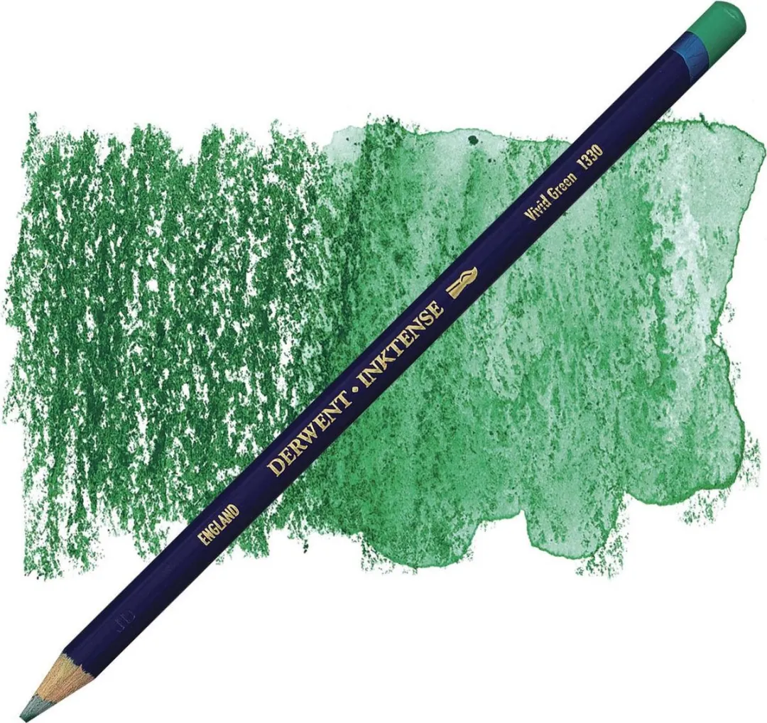 Derwent Inktense Potlood Vivid Green 1330