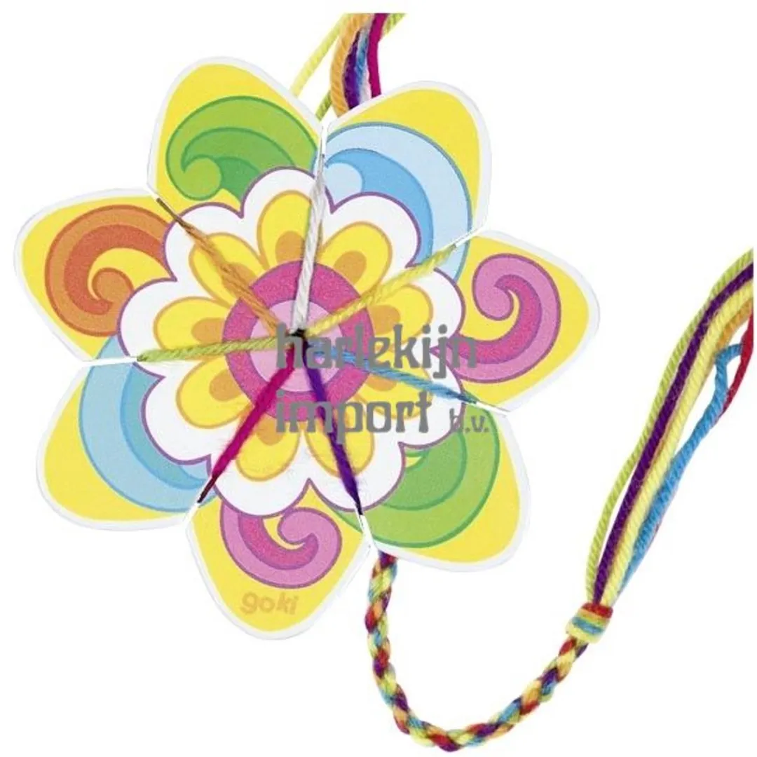 Goki Bloem en Vlinder Creatief Handwerk - Multicolor