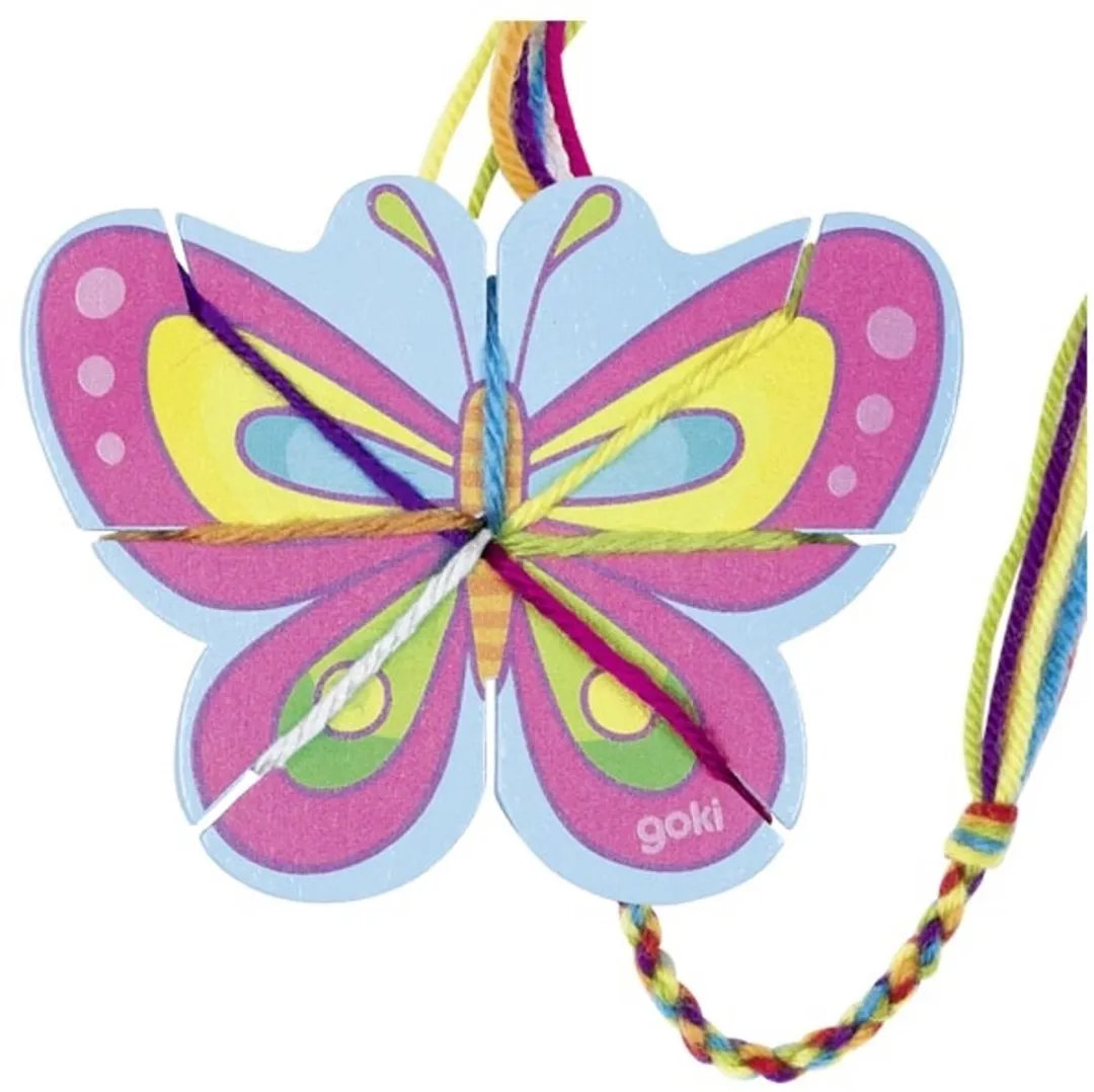 Goki Bloem en Vlinder Creatief Handwerk - Multicolor