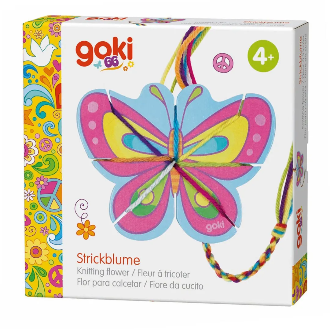 Goki Bloem en Vlinder Creatief Handwerk - Multicolor