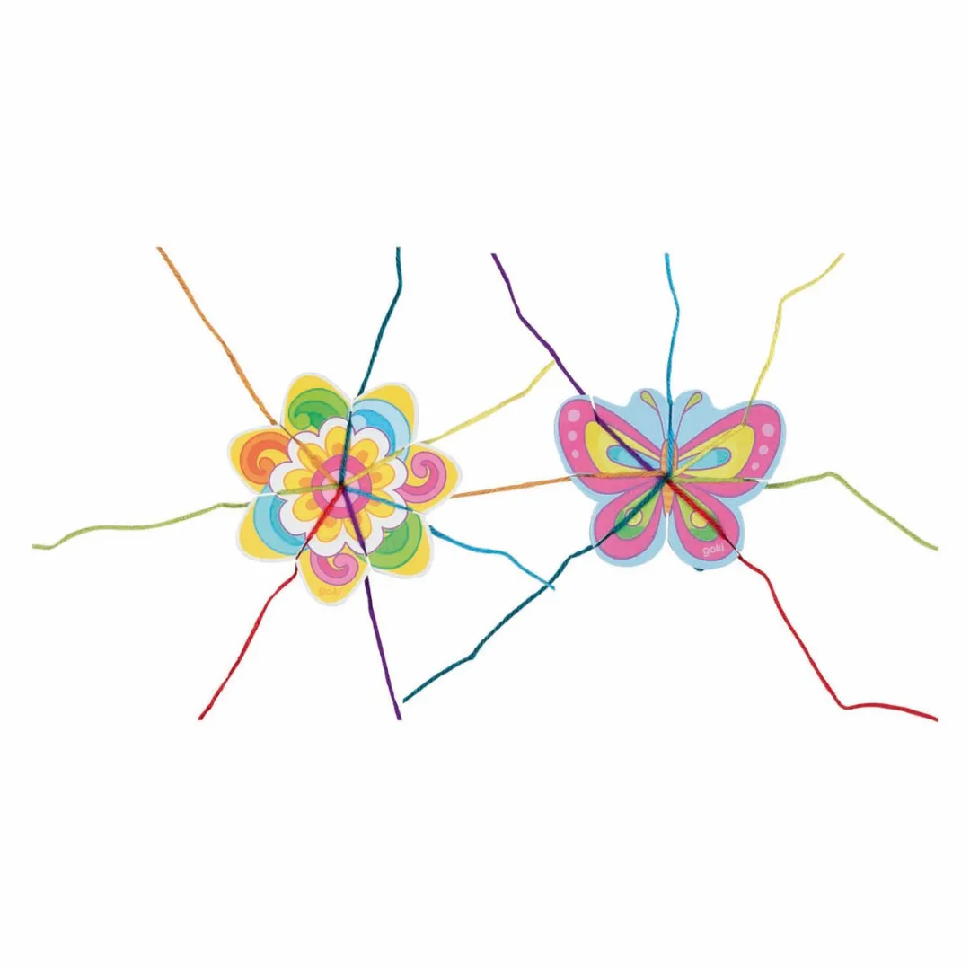 Goki Bloem en Vlinder Creatief Handwerk - Multicolor