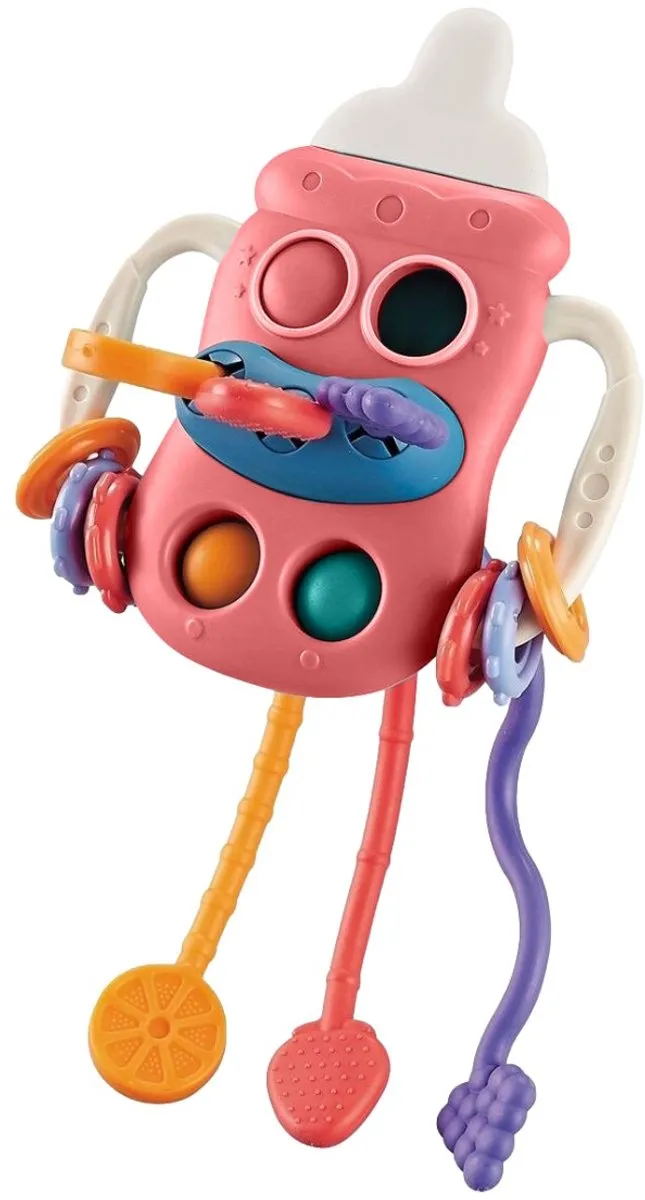 Moni Toys Baby Bottle Pink Educatief Trek Speelgoed