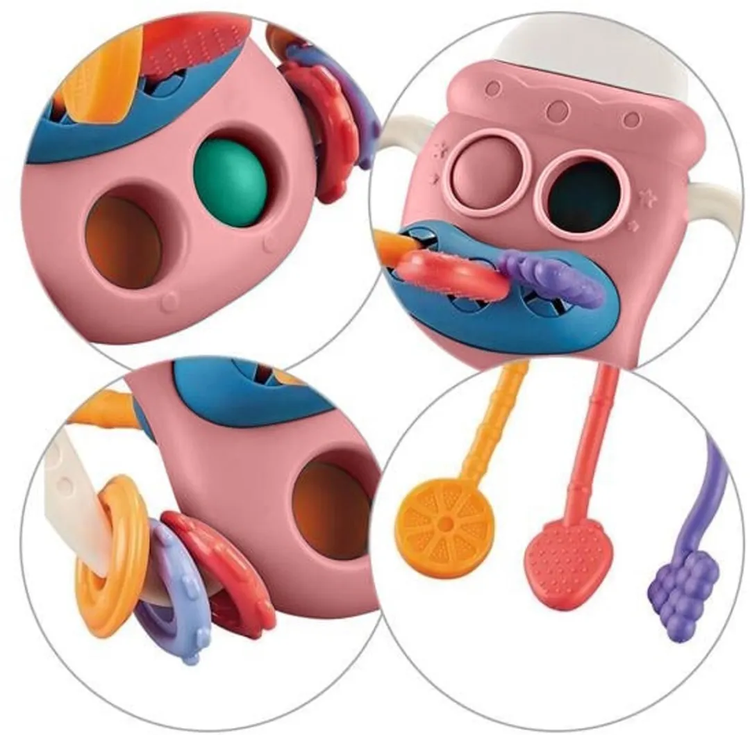 Moni Toys Baby Bottle Pink Educatief Trek Speelgoed