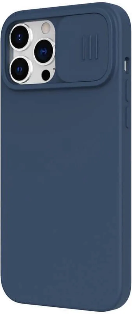 Nillkin CamShield Siliconen Hoesje iPhone 13 Pro Max - Blauw - afbeelding 3 van 5