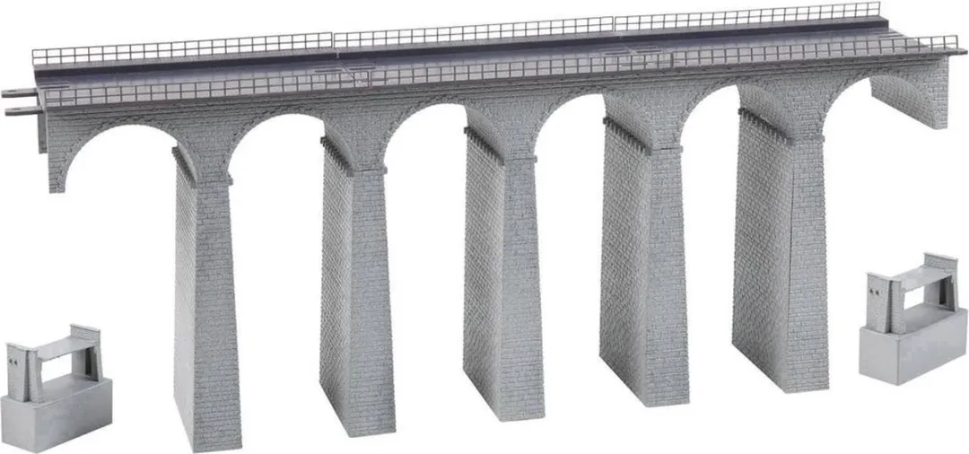 Faller Viaductset 2-sporig recht - Schaal N - Neutraal