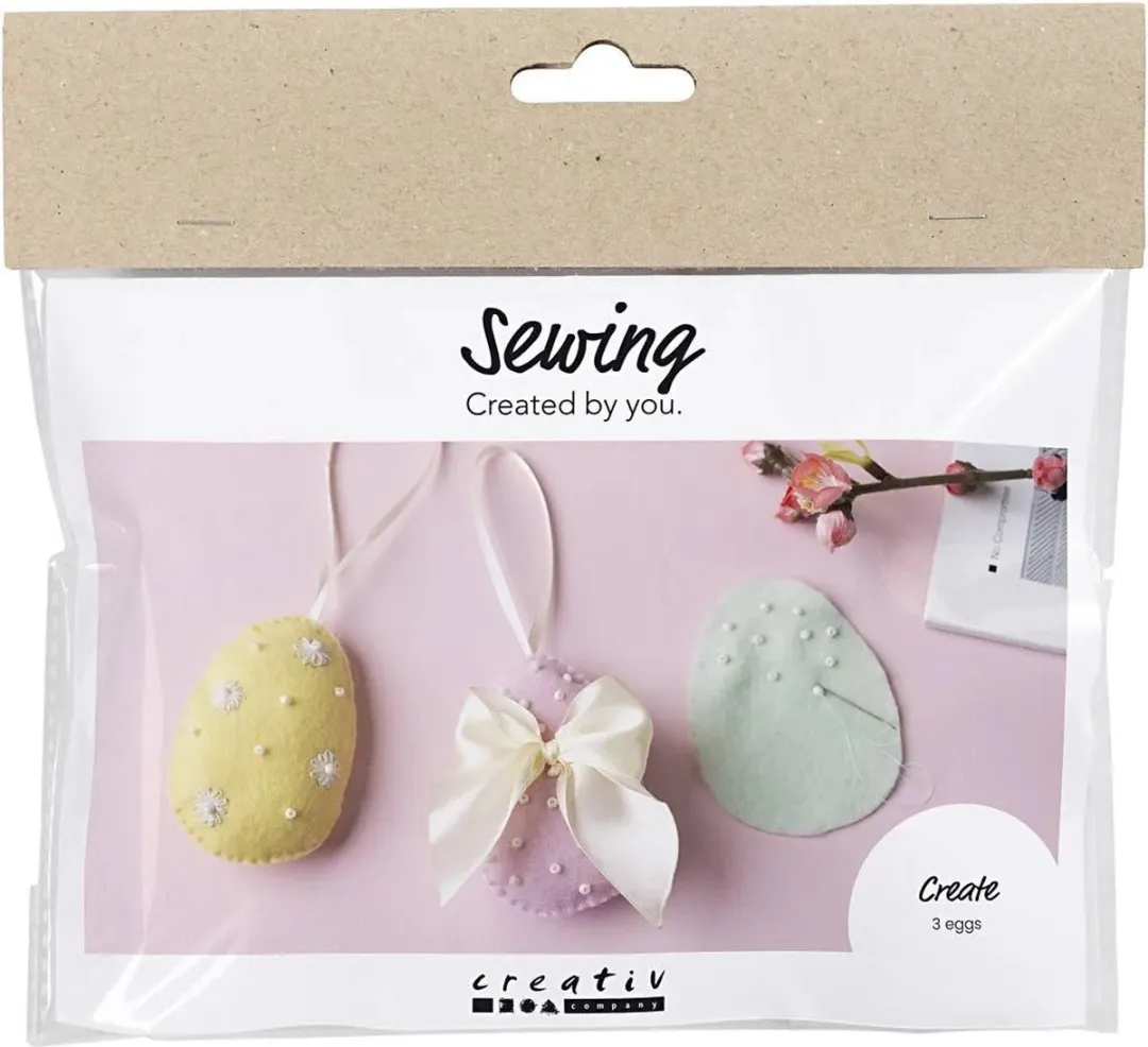 Creativ Company Hobbyset Naaien Paaseieren Pastel