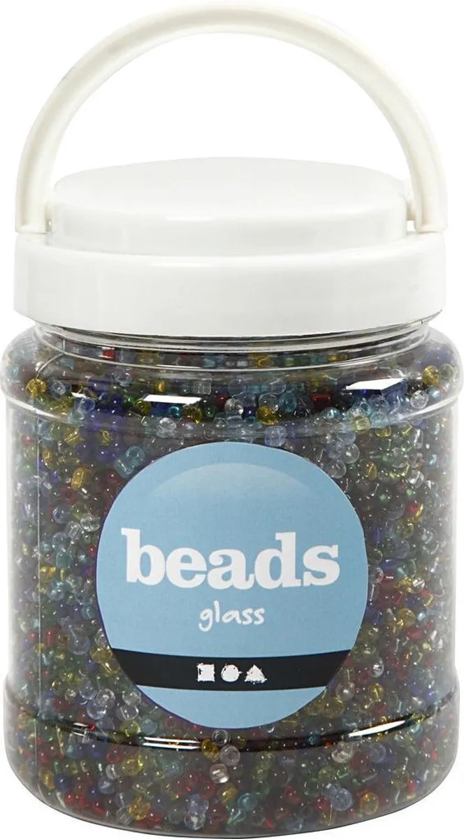 Creativ Company Rocaille-mix 1000g - Zwart