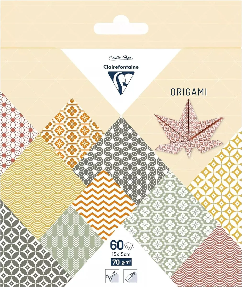 Clairefontaine Origamipapier Herfst 15x15cm