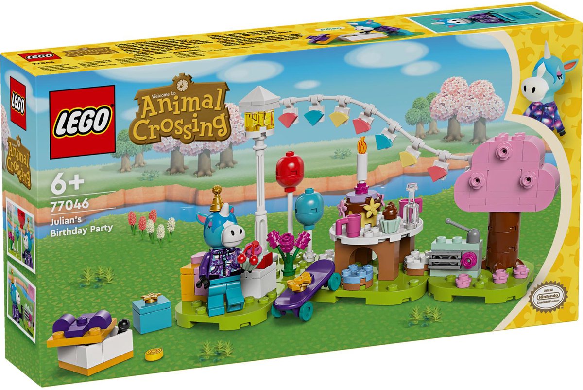 LEGO Animal Crossing Julians Verjaardagsfeestje - 77046