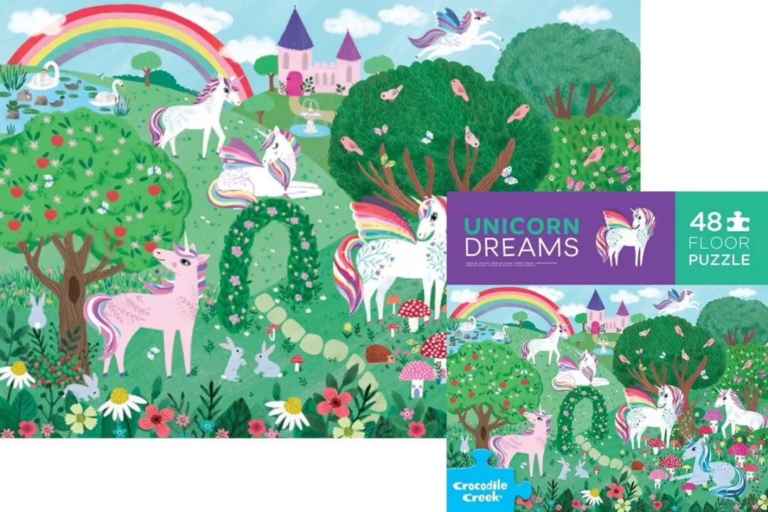Crocodile Creek Maxi Puzzel Eenhoorn Dromen CC49003