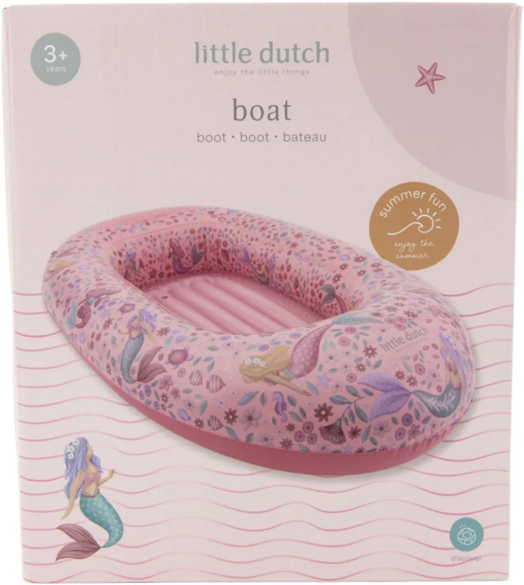 Rubo Toys Little Dutch Dreamy Mermaid Boot 100x67cm - 2016381 - afbeelding 6 van 6