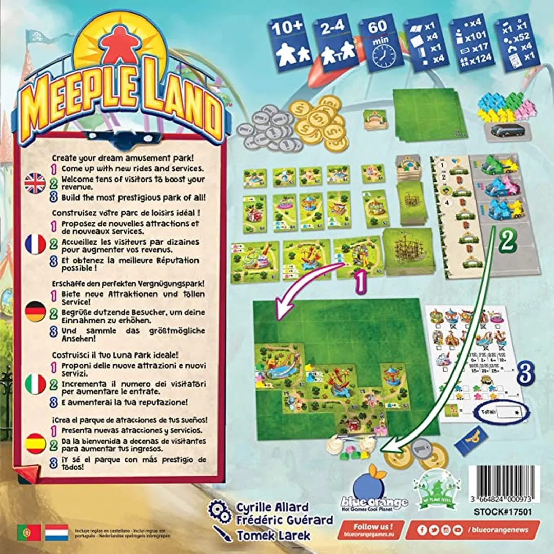 Geronimo Games Meeple Land Bordspel - 2-4 Spelers