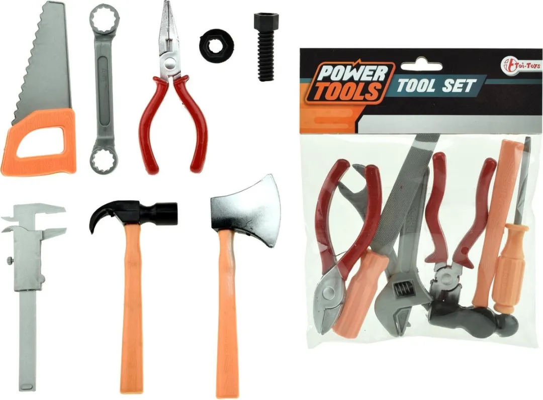 Toi-Toys Gereedschapset 8-delig - Multicolor