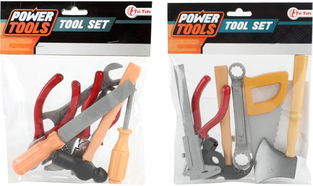 Toi-Toys Gereedschapset 8-delig - Multicolor