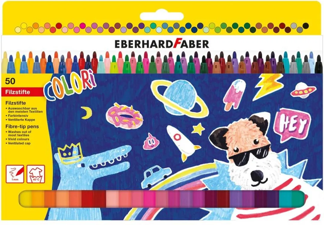 Eberhard Faber Colori Viltstiften 50 Stuks EF-551150