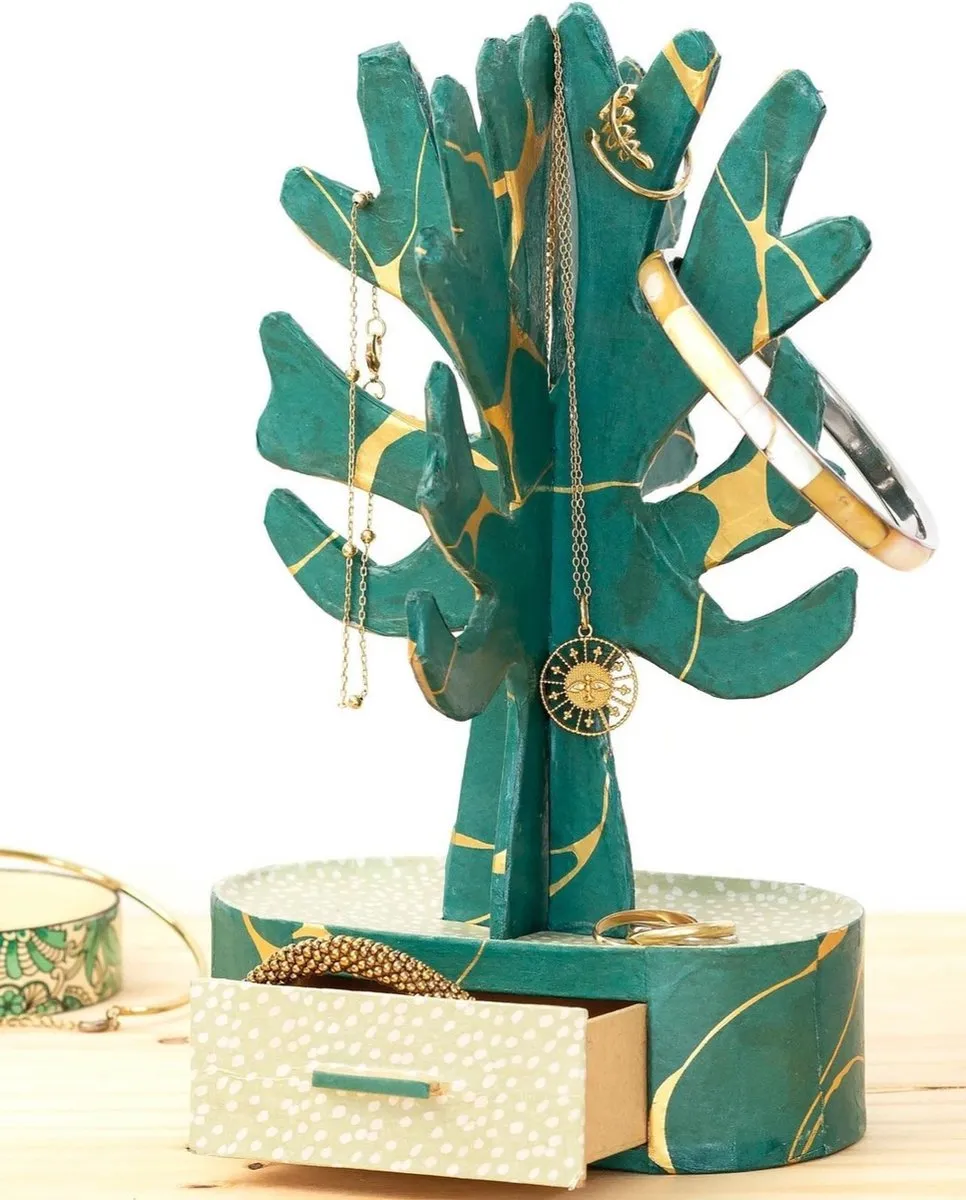 Decopatch Papier Pastelgroen/Wit Stipjes - 2 Kleuren