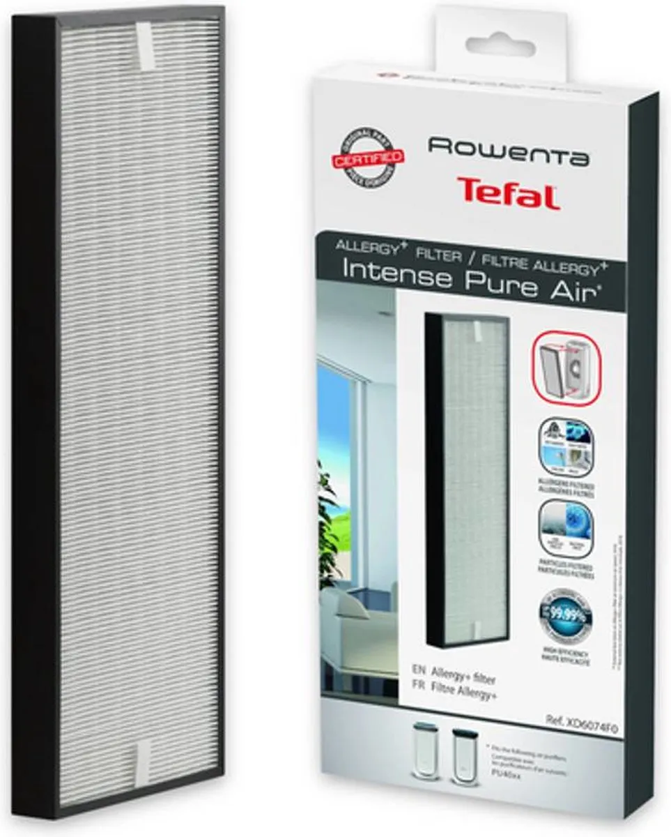 Rowenta XD6074 Allergy+ Filter - Pure Air - Zwart