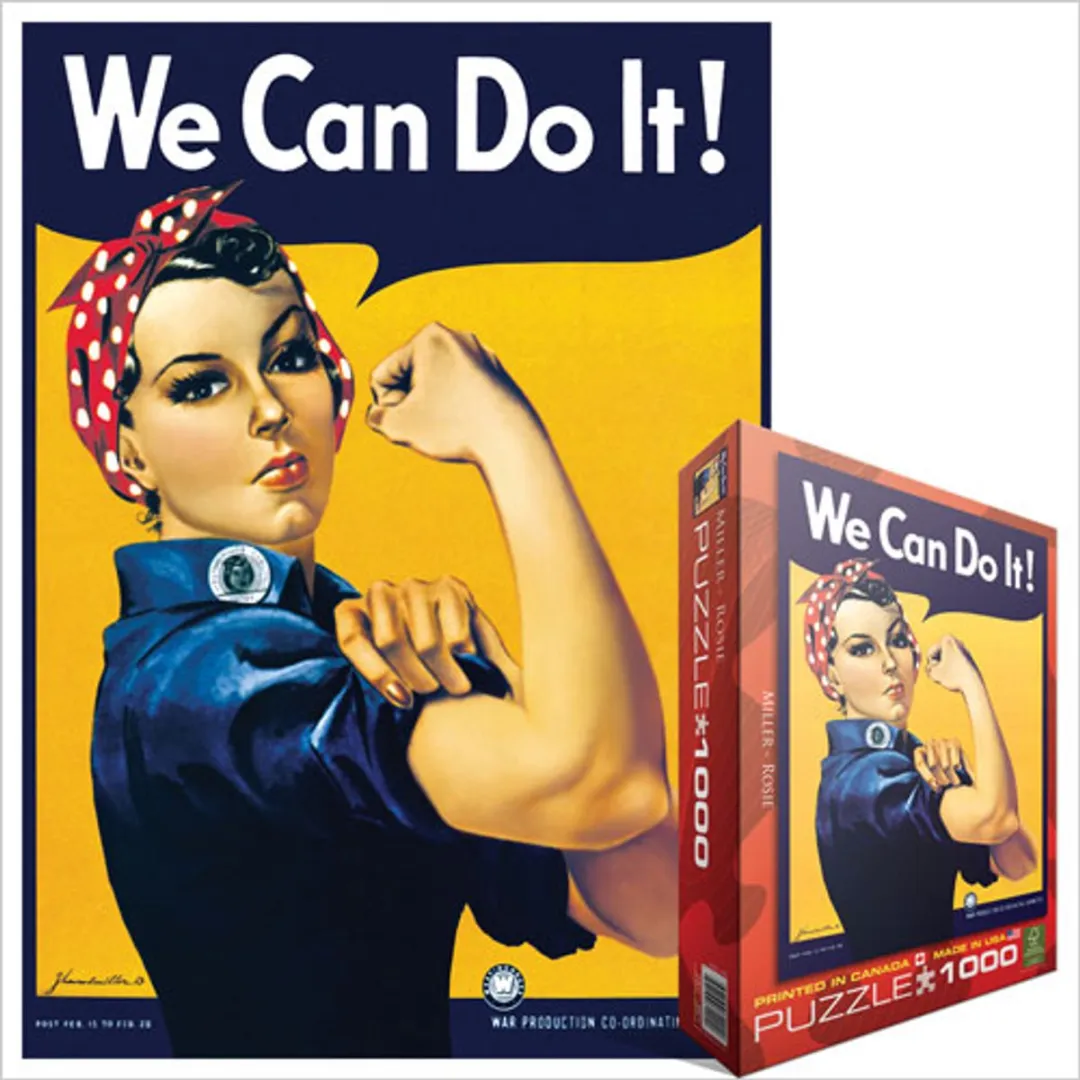 Eurographics Rosie the Riveter 1000 Puzzels - 1000 Stuks - Meerkleurig