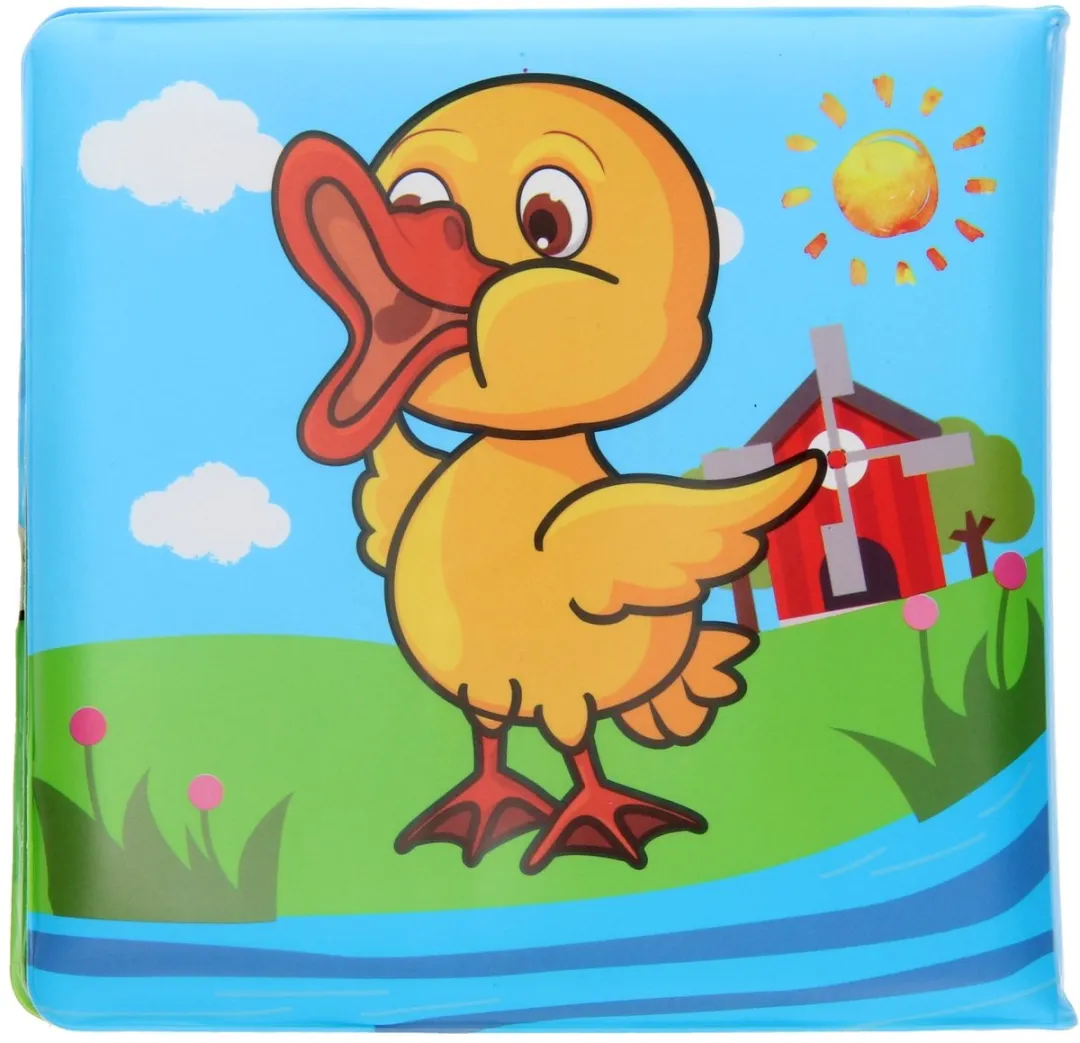 Johntoy Happy World Badboekje Boerderijdieren 14cm - JT22255 - Multicolor