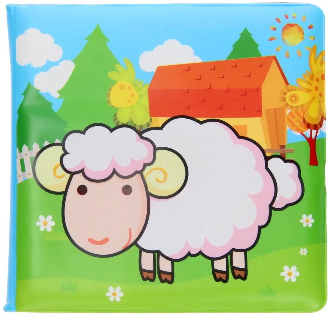 Johntoy Happy World Badboekje Boerderijdieren 14cm