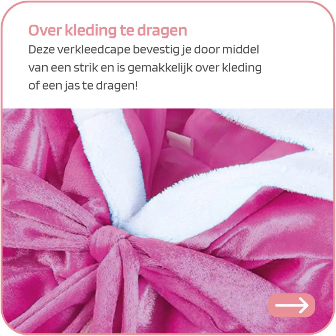 Jobber Toys Prinsessen Mantel - 3-7 jaar - Roze