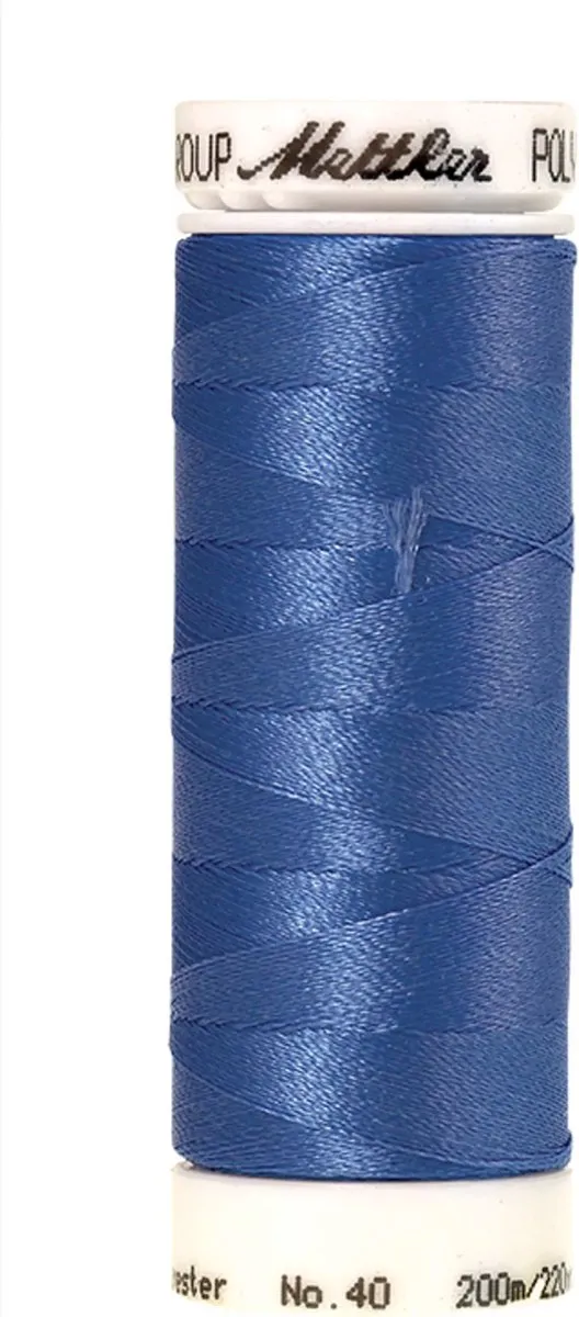 Amann Mettler Polysheen Borduurgaren 3711 - Blauw - 200m