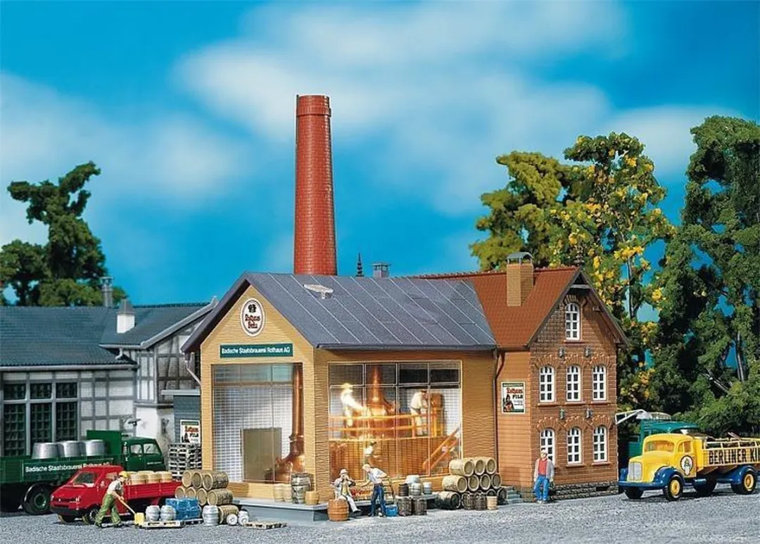 Faller Brouwerij Modelbouwdecoratie H0 - Koperen ketel