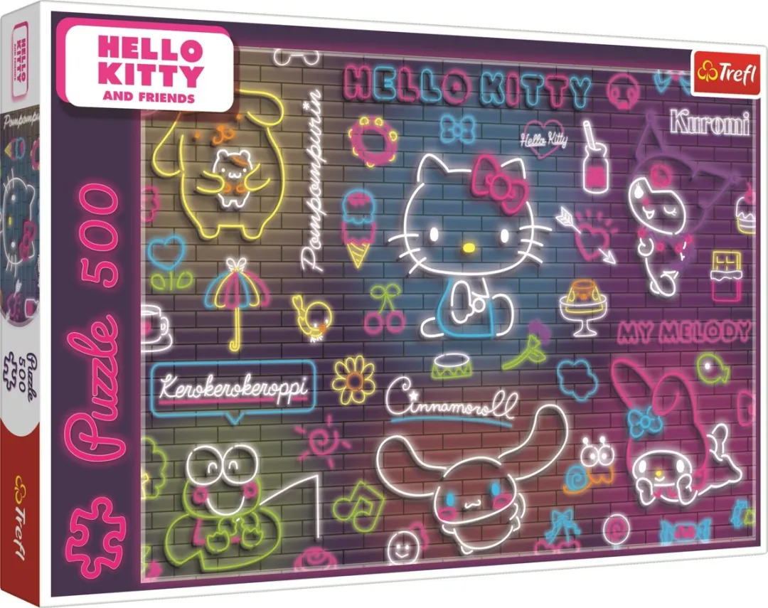 Trefl Neon Hello Kitty Puzzel 500 Stuks