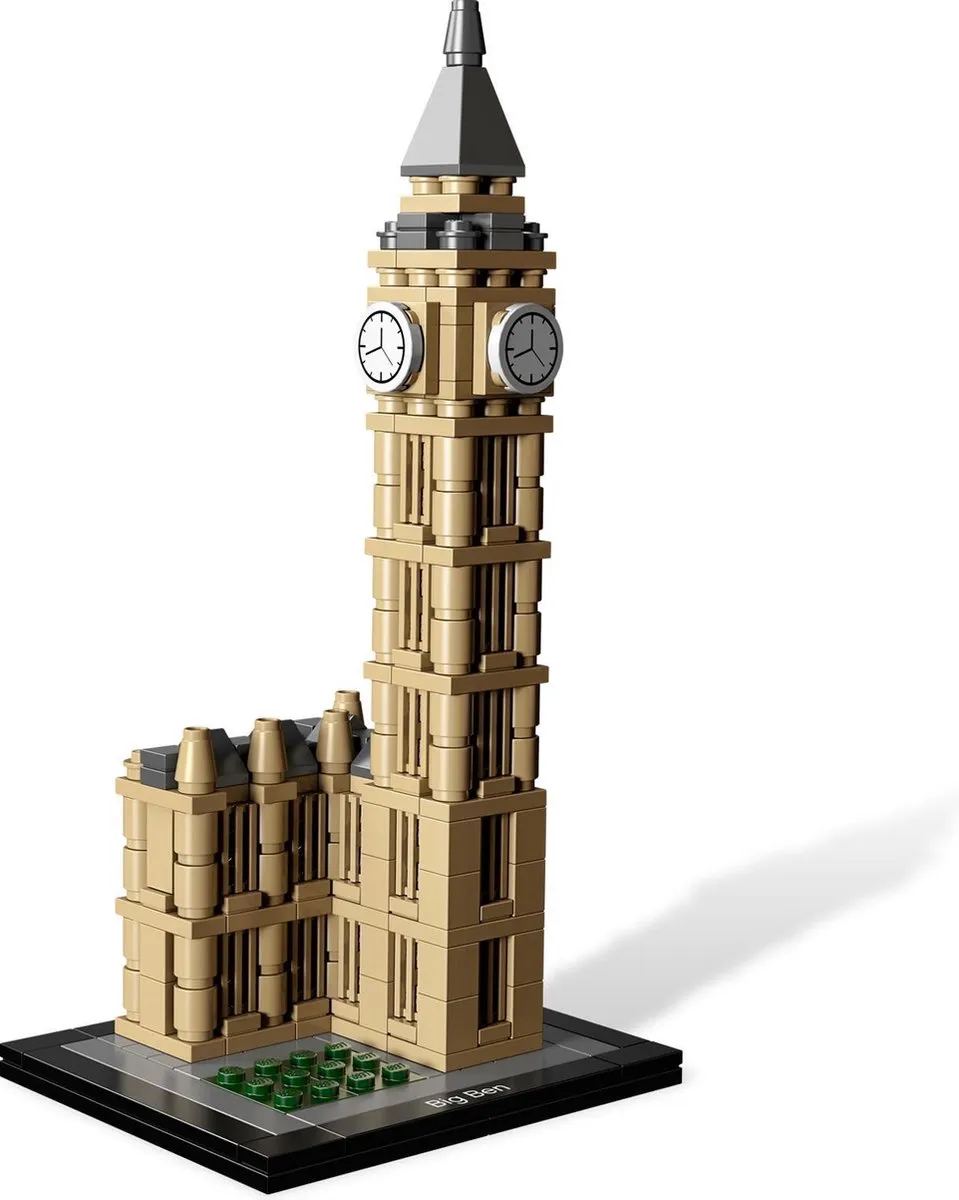 LEGO Architecture Big Ben 21013 - 346 Stenen - Bont