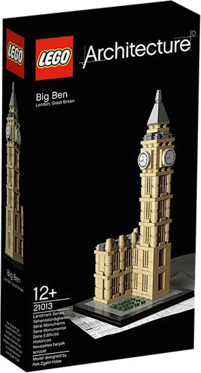 LEGO Architecture Big Ben 21013 - 346 Stenen - Bont - afbeelding 6 van 6