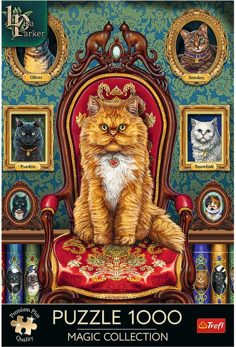 Trefl Premium Plus Magic Collectie Legpuzzel 1000 Stuks - Kattenmotief