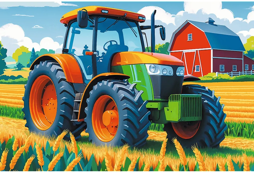 Trefl Voertuigen Puzzle 60 Stuks - Multi